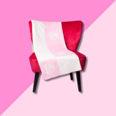 PHI MU Woven Monogram Blanket