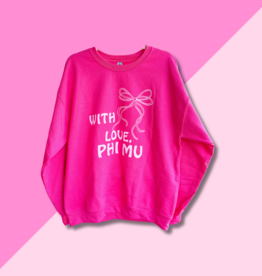 PHI MU Bow Sweatshirt