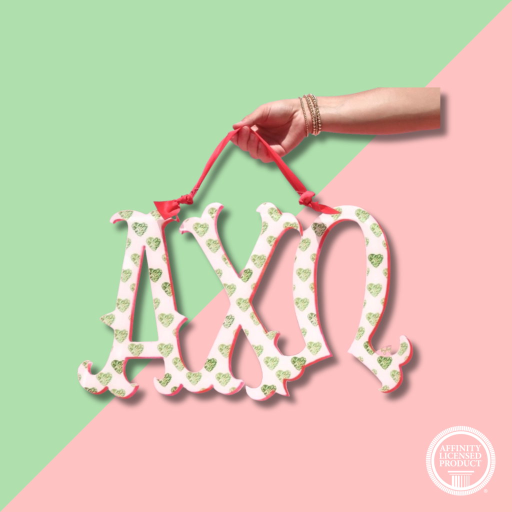 Taylor A Designs AXO Acrylic Door Hanger