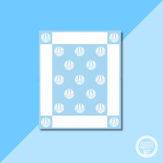 ADPI Woven Monogram Blanket