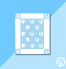 ADPI Woven Monogram Blanket