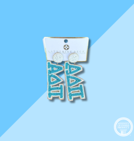 ADPi Sorority Beaded Earrings