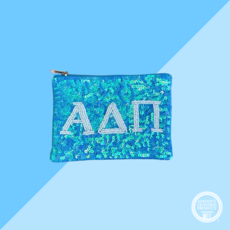 Sorority Sequin Pouch - ADPI