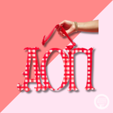 Taylor A Designs AOPI Acrylic Door Hanger