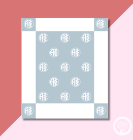 APHI Woven Monogram Blanket