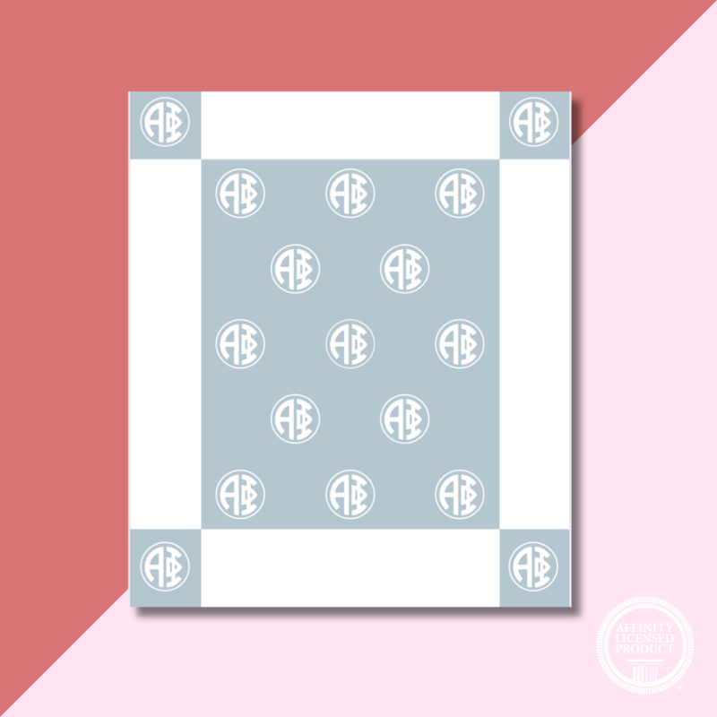 APHI Woven Monogram Blanket