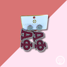 APHi Sorority Beaded Earrings