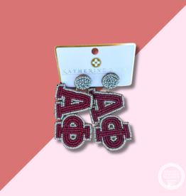 APHI Sorority Beaded Earrings