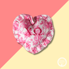 Over The Moon CHIO Floral Heart Pillow