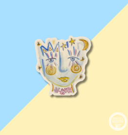 Over The Moon Tri Delta Sister Decal