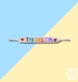 Over The Moon DDD Rainbow Letters Beaded Bracelet