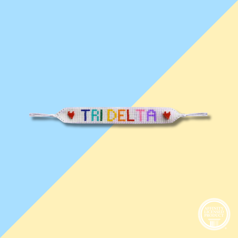Over The Moon DDD Rainbow Letters Beaded Bracelet