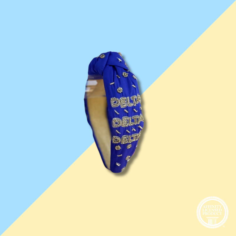 Sorority Beaded Headband - DDD