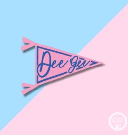 Over The Moon DG Pennant Decal