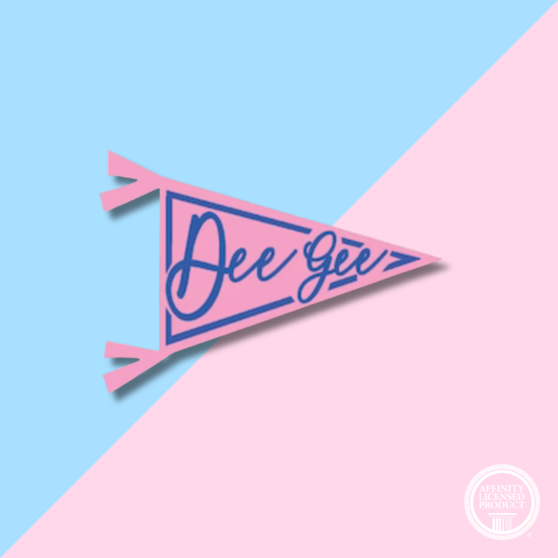 Over The Moon DG Pennant Decal