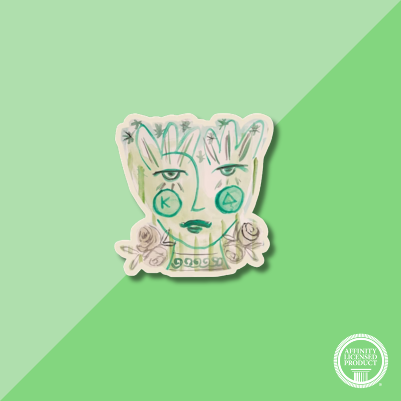 Over The Moon Kappa Delta Sister Decal