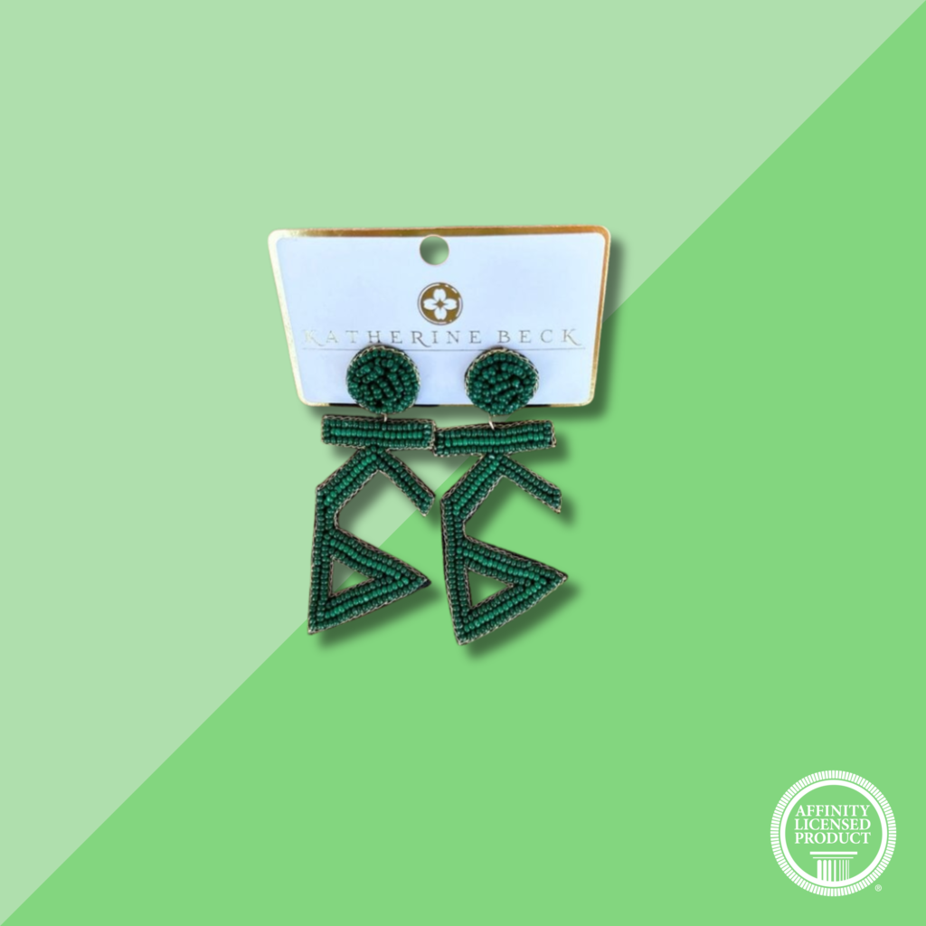 KD Sorority Beaded Earrings