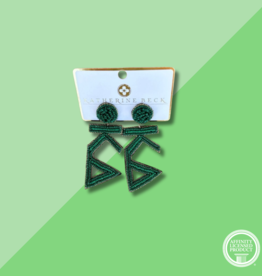 KD Sorority Beaded Earrings