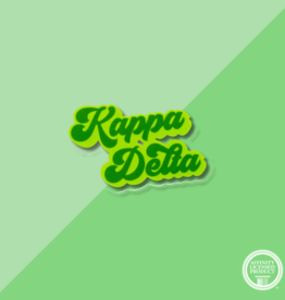 Over The Moon Sorority Retro Decal KAPPA DELTA