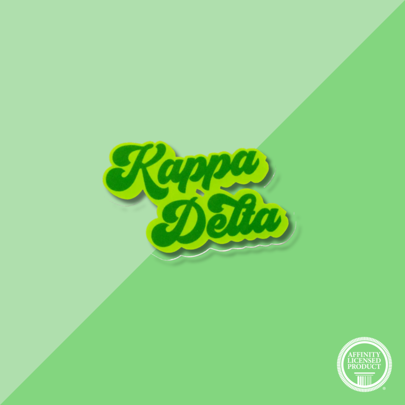 Over The Moon Sorority Retro Decal KAPPA DELTA