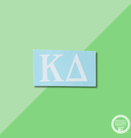 SORORITY WHITE CAR DECAL KD