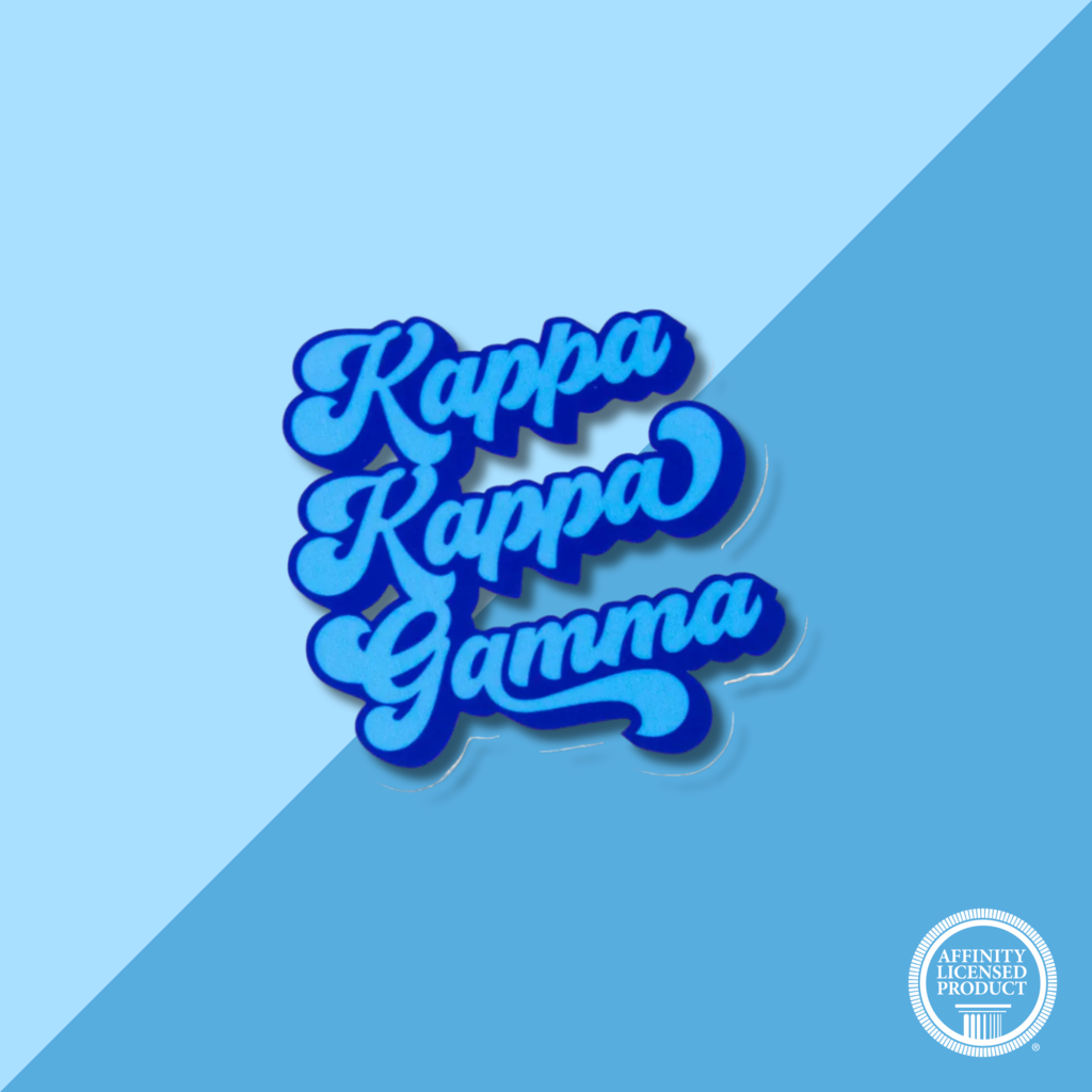 Over The Moon Sorority Retro Decal KAPPA KAPPA GAMMA