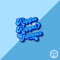 Over The Moon Sorority Retro Decal KAPPA KAPPA GAMMA