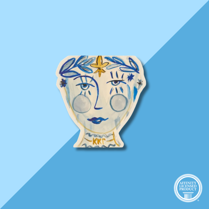 Over The Moon Kappa Kappa Gamma Sister Decal