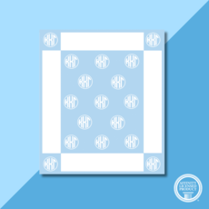 KKG Woven Monogram Blanket