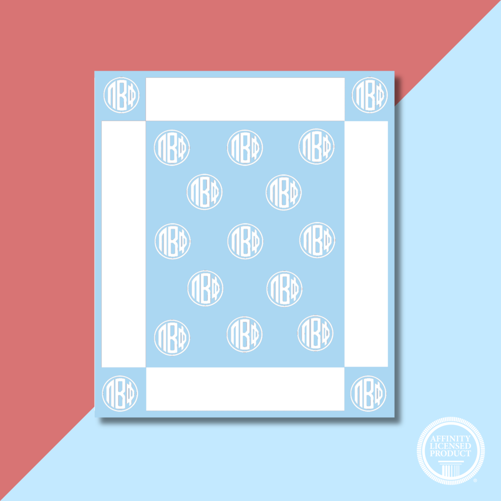 PBP Woven Monogram Blanket