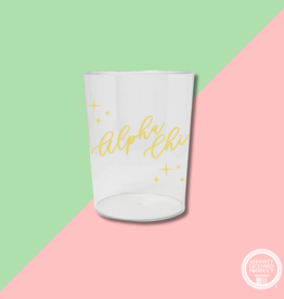 Over The Moon Sorority Wastebasket Alpha Chi Omega