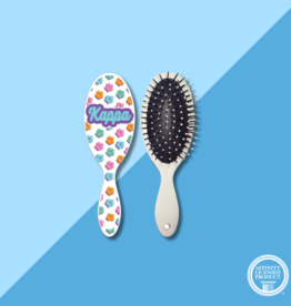 Over The Moon Floral Hairbrush Kappa Kappa Gamma