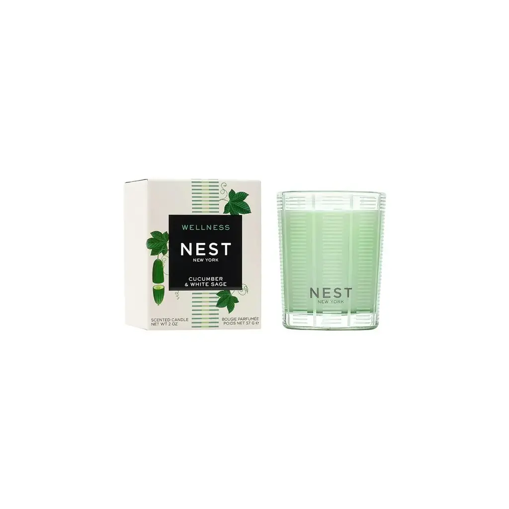NEST New York Cucumber & White Sage Votive Candle 2oz