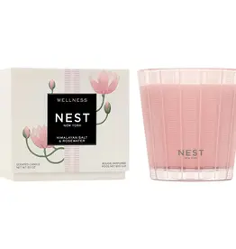 NEST New York Himalayan Salt & Rosewater 3-Wick Candle 21.1oz
