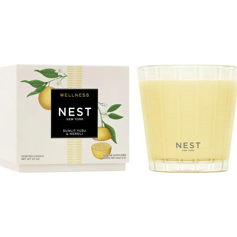 NEST New York Sunlit Yuzu & Neroli 3-Wick Candle 21.1oz