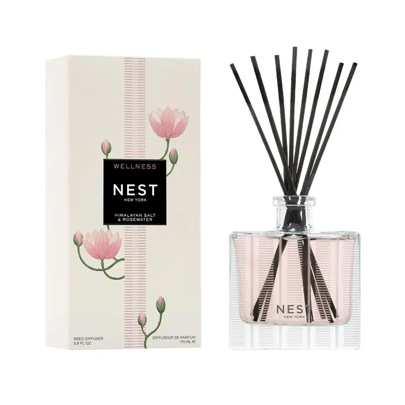 NEST New York Himalayan Salt & Rosewater Reed Diffuser 5.9 fl oz