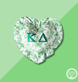 Over The Moon KD Floral Heart Pillow