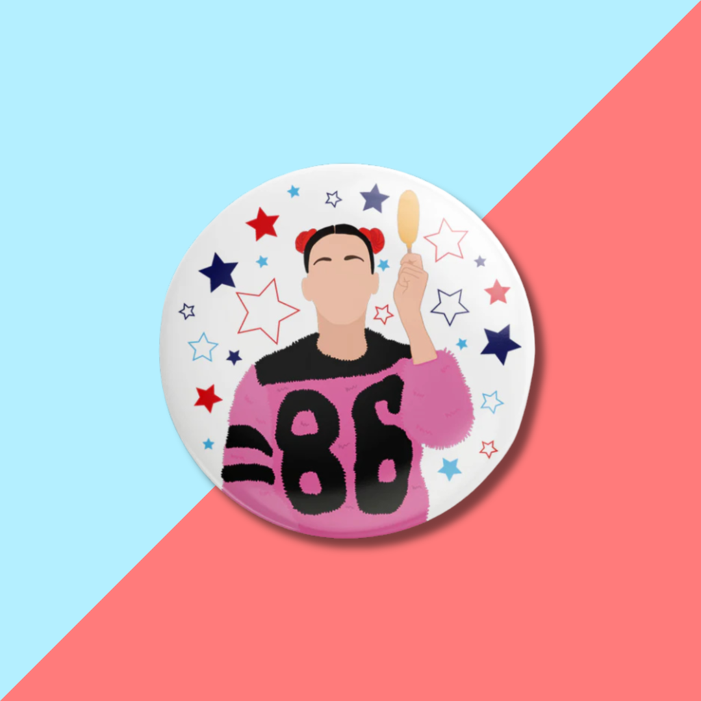 Katy Corndog Button