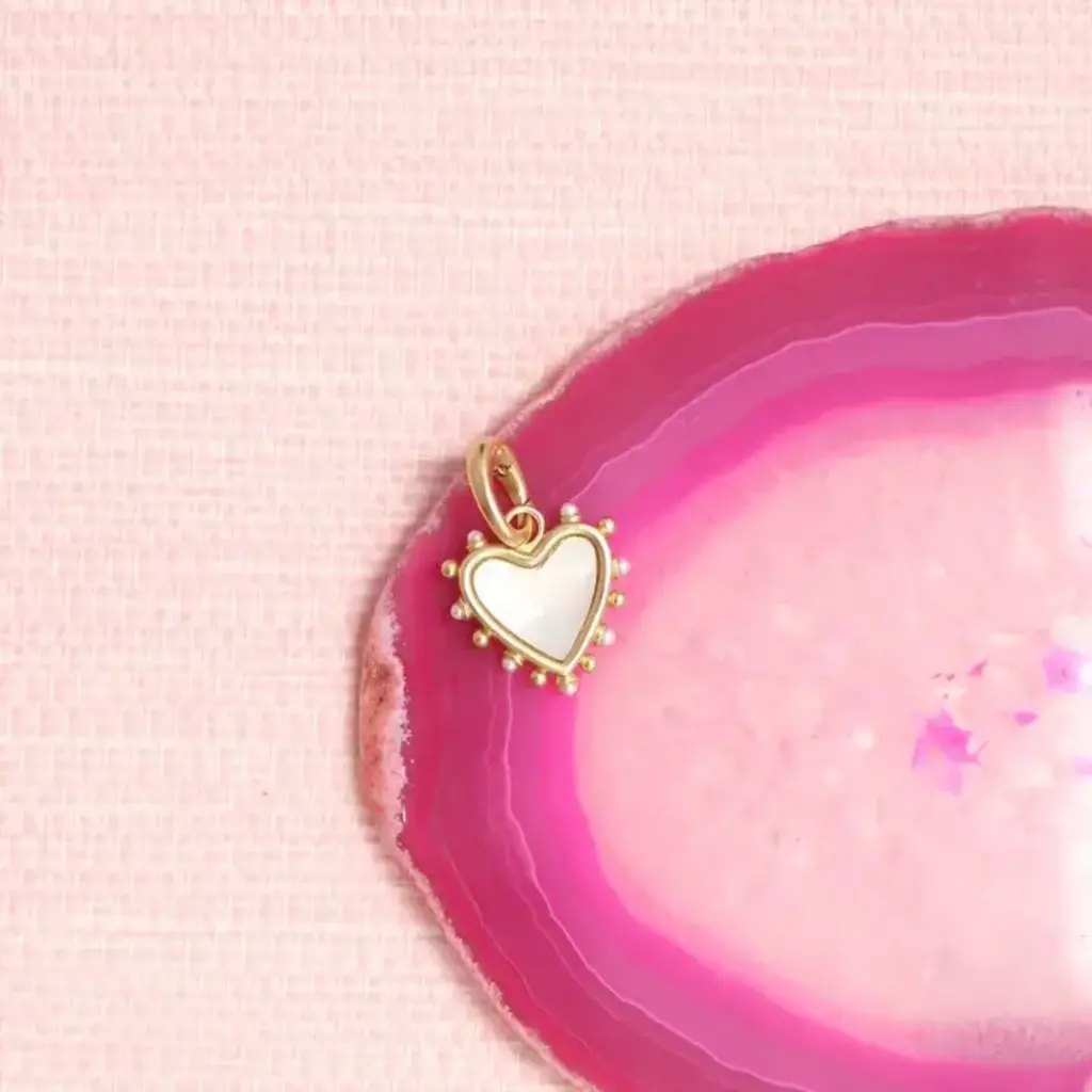 Gresham Jewelry Amore Charm - Mother of Pearl