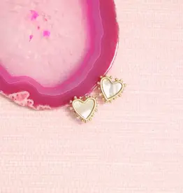 Gresham Jewelry Amore Studs - Mother of Pearl