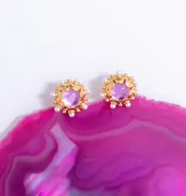 Gresham Jewelry Perla Studs - Blush