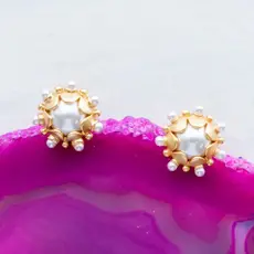 Gresham Jewelry Perla Studs - Pearl