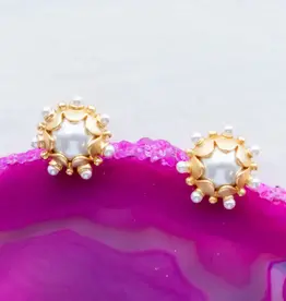 Gresham Jewelry Perla Studs - Pearl