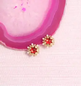 Gresham Jewelry Perla Studs - Red