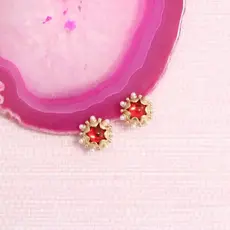 Gresham Jewelry Perla Studs - Red