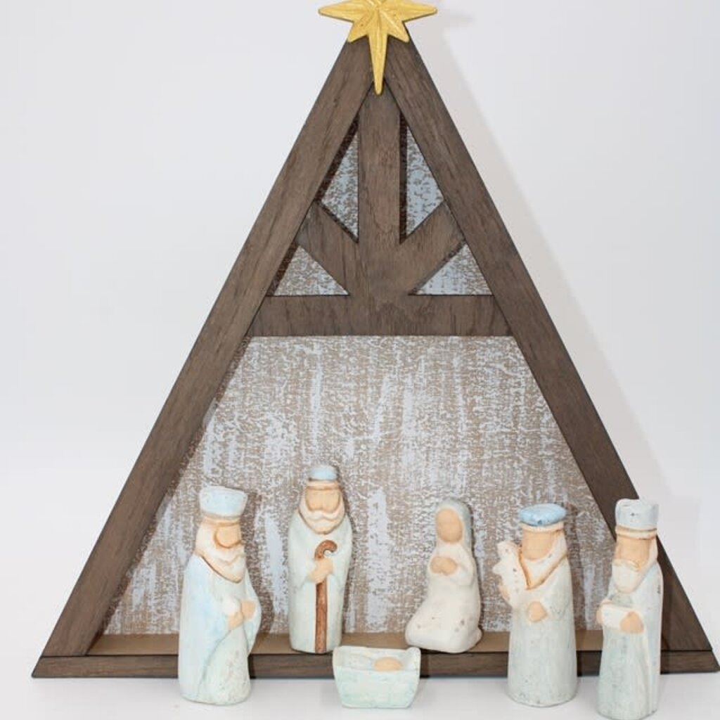 Paper Pulp Nativity