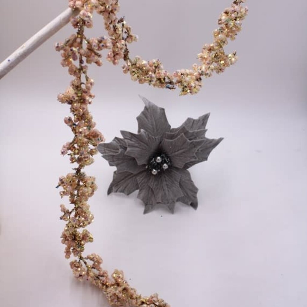 47in Pink Shimmer Glitter Garland