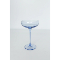 Estelle Colored Glass Cobalt Blue Champagne Coupe