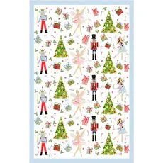 Double Sided Nutcracker Ballet Tea Towel