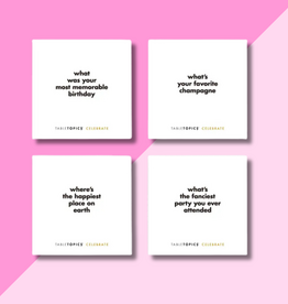 Tabletopics Celebrate! - Conversation Starters for Parties